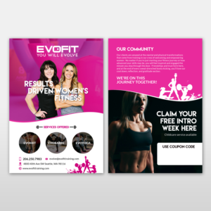 Design de Flyer par Kishaloy_D pour EvoFit, LLP | Design #13723205