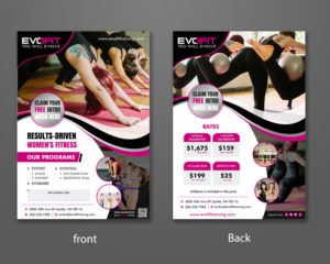 Design de Flyer par ecorokerz pour EvoFit, LLP | Design : #13673014