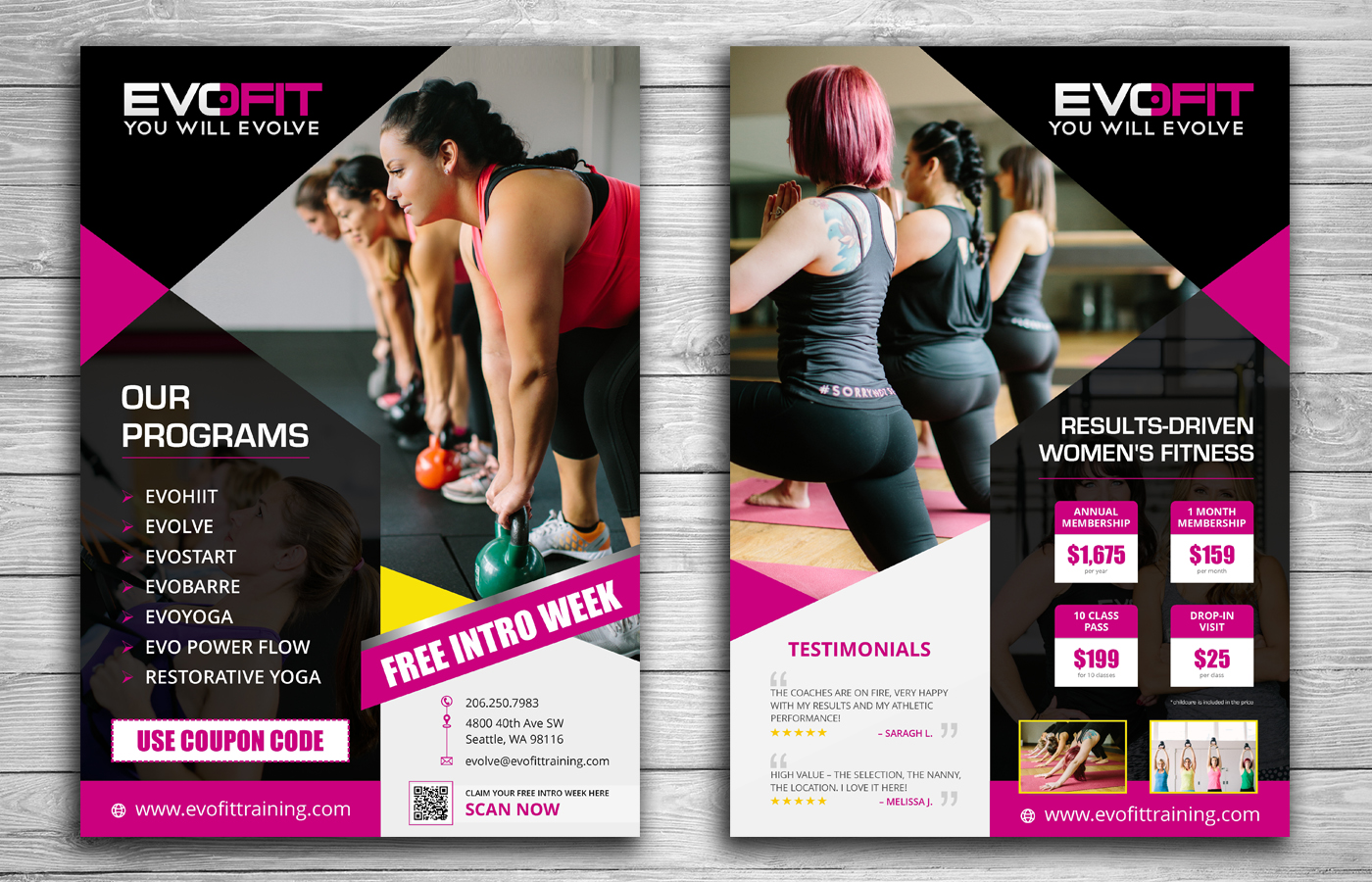 Design de Flyer par ecorokerz pour EvoFit, LLP | Design #13675248