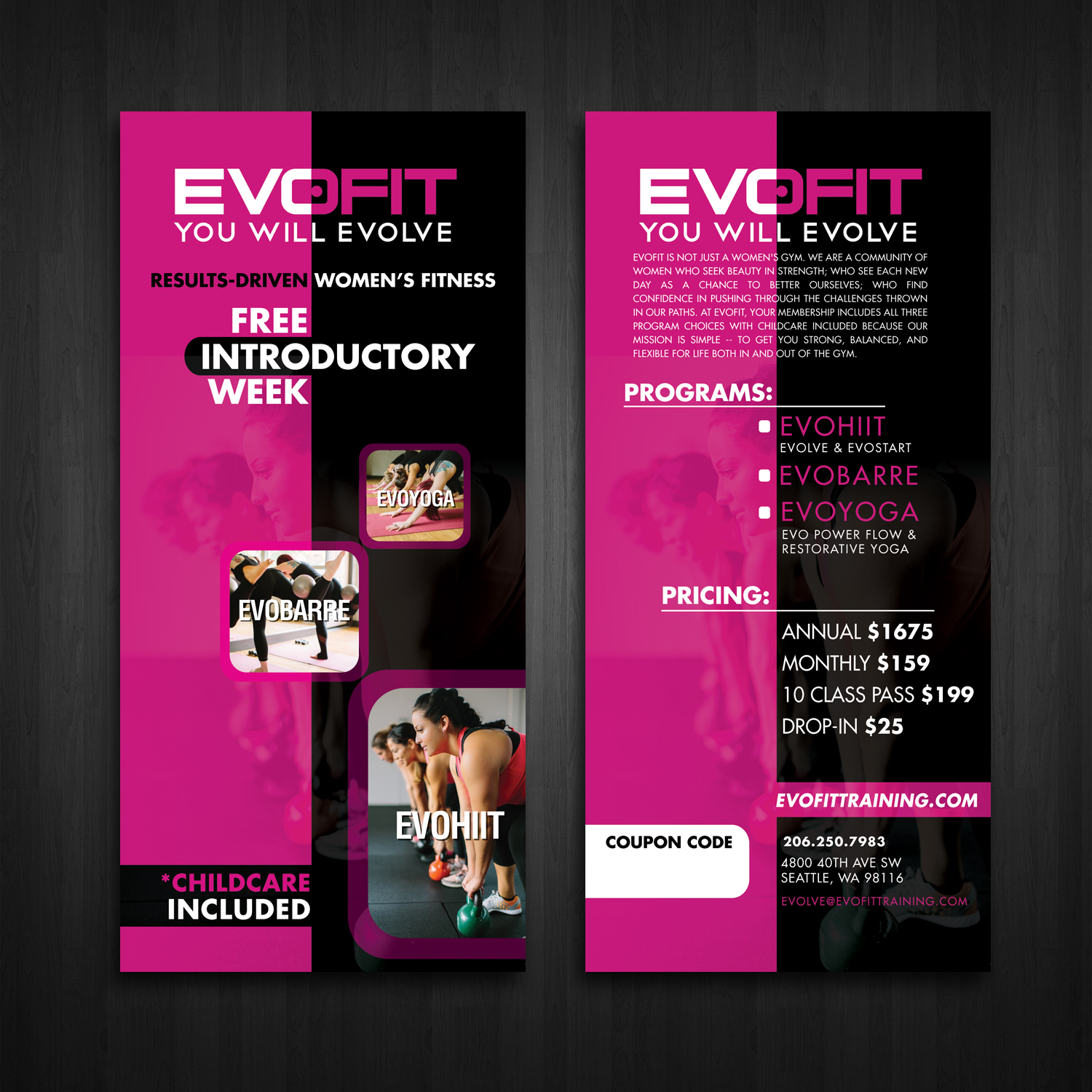 Design de Flyer par Kreative Fingers pour EvoFit, LLP | Design : #13805271