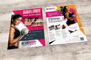Design de Flyer par EdgeDesignsYe pour EvoFit, LLP | Design #13739220
