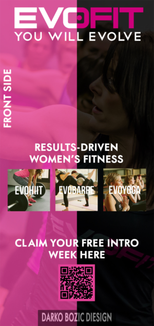 Design de Flyer par Darko Božic (Hex Designs) pour EvoFit, LLP | Design #13776669