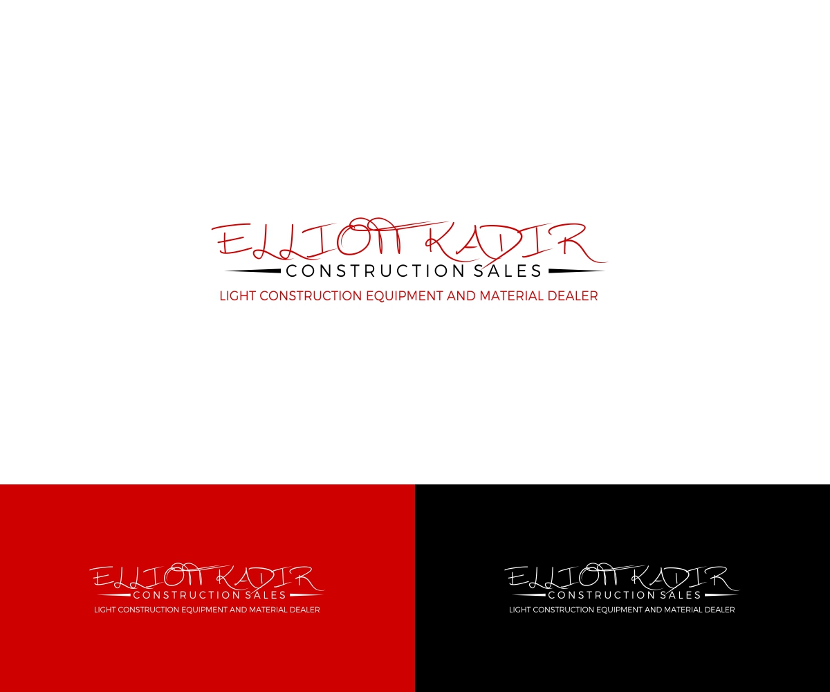 Logo Design by Liyana for Elliott Kadir Construction Sales | Design #13632377