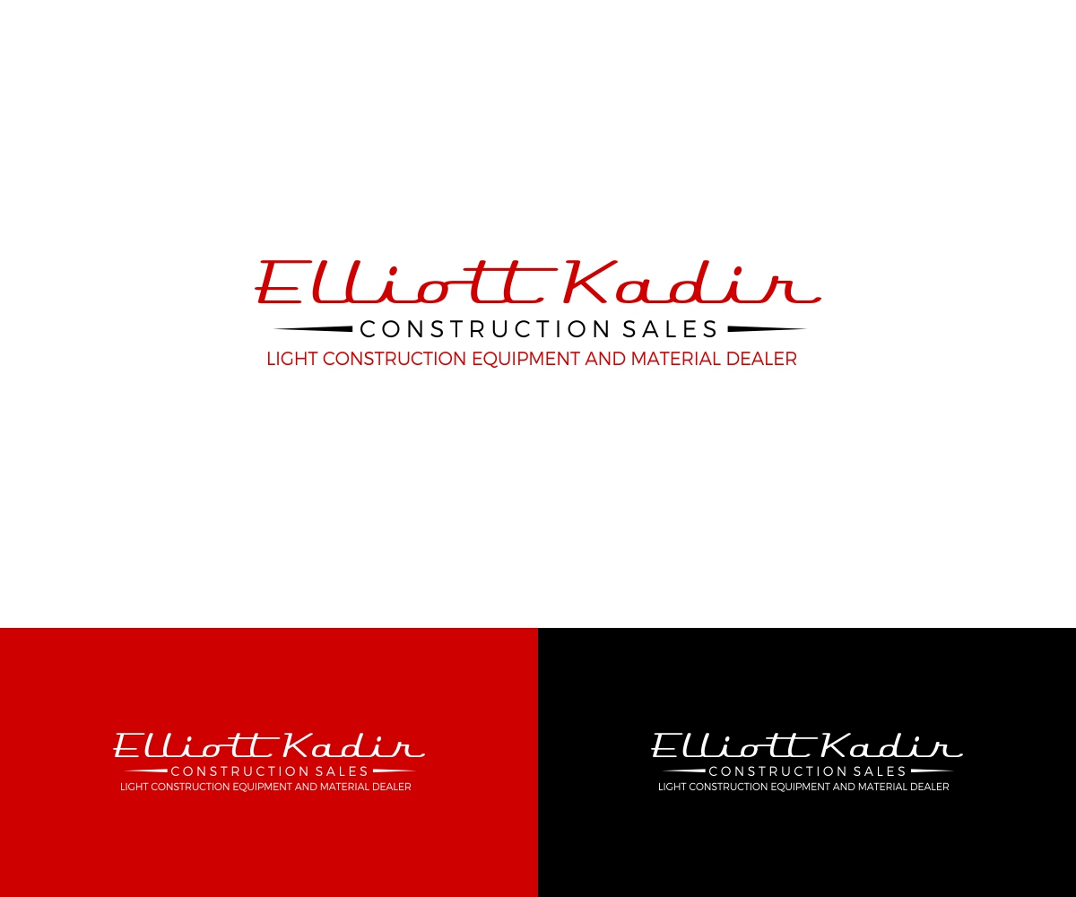 Logo Design by Liyana for Elliott Kadir Construction Sales | Design #13632378