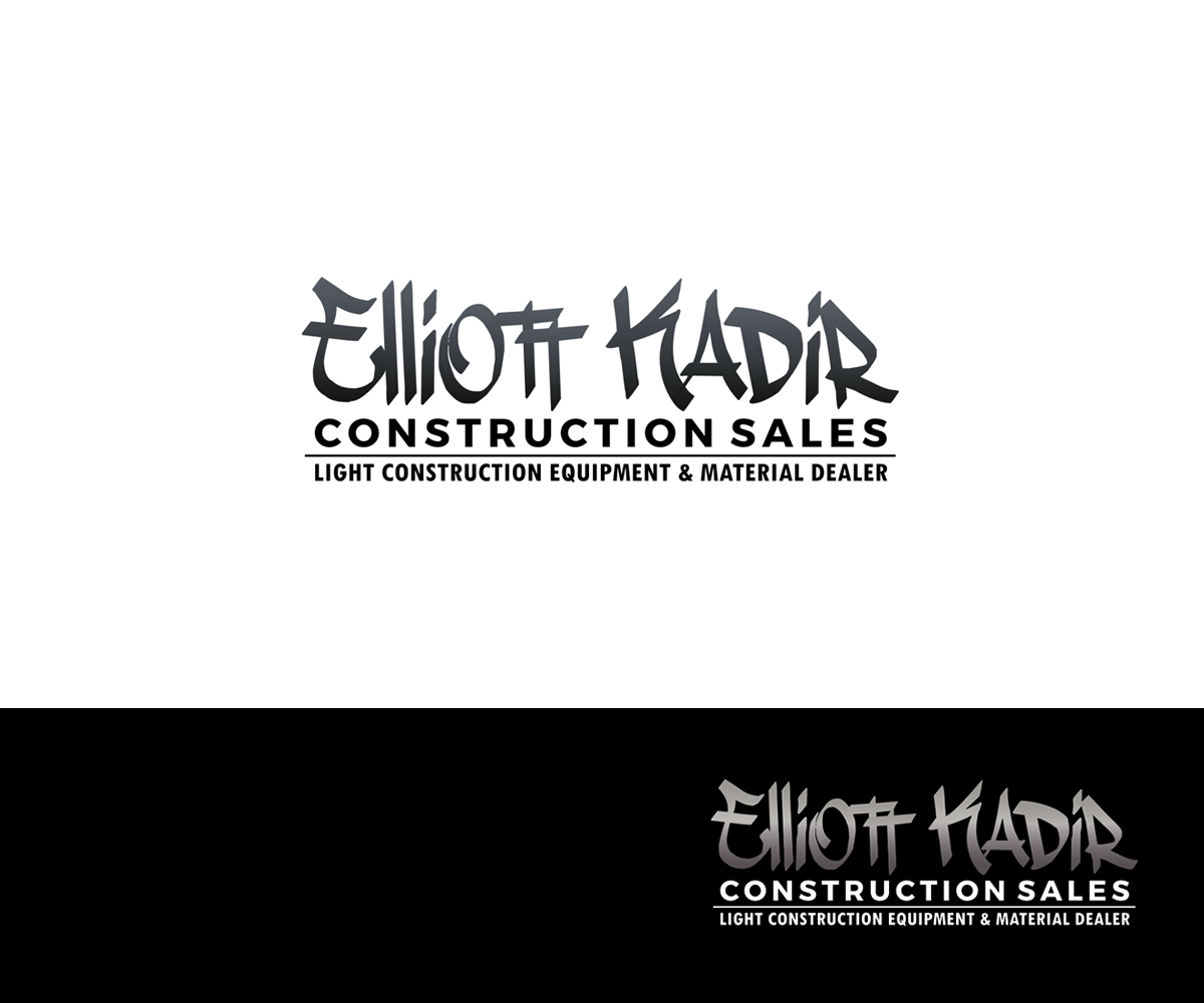 Logo Design by carina_designs for Elliott Kadir Construction Sales | Design #13661595