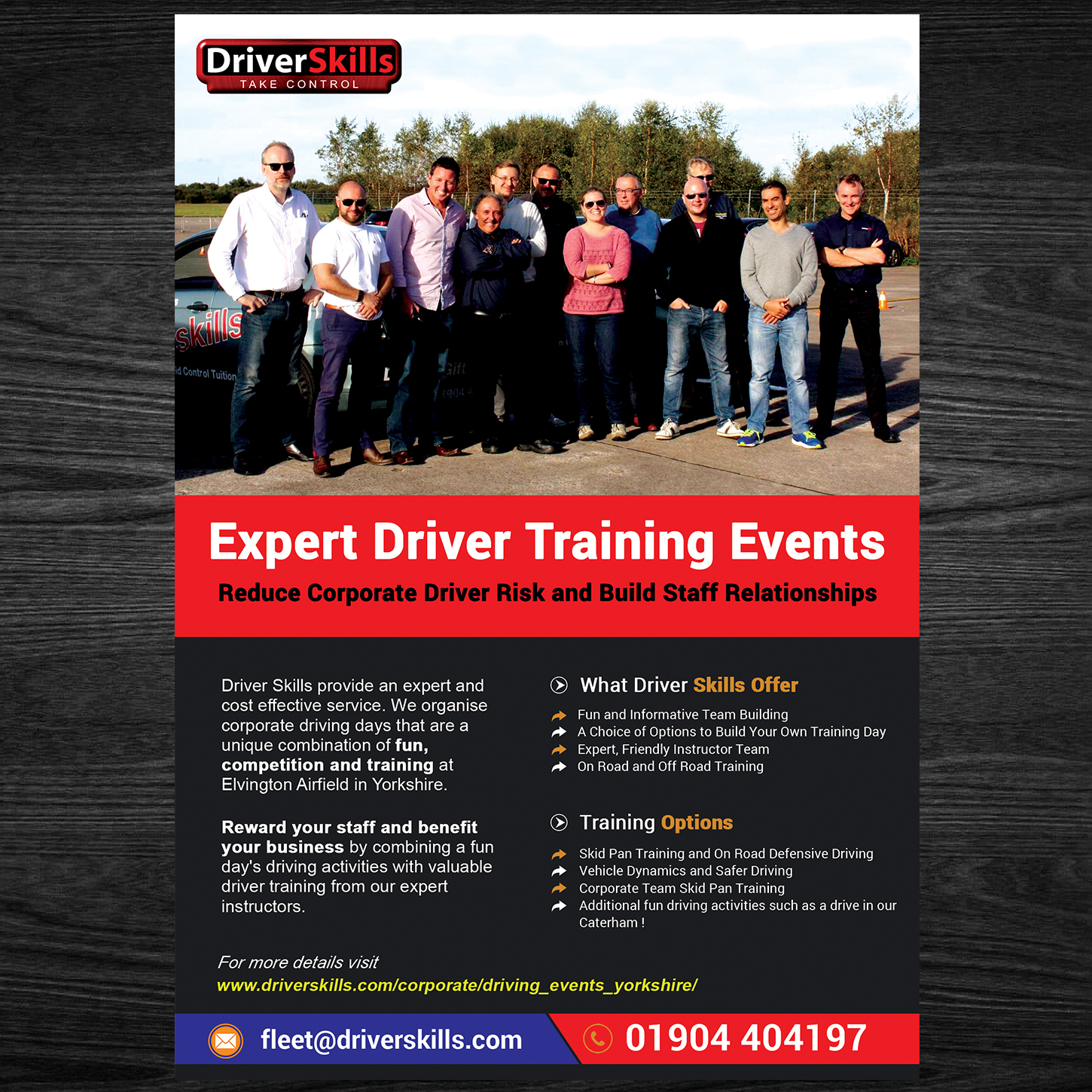 Diseño de Flyer por Venkat para Hopgrove Productions | Diseño #13649211