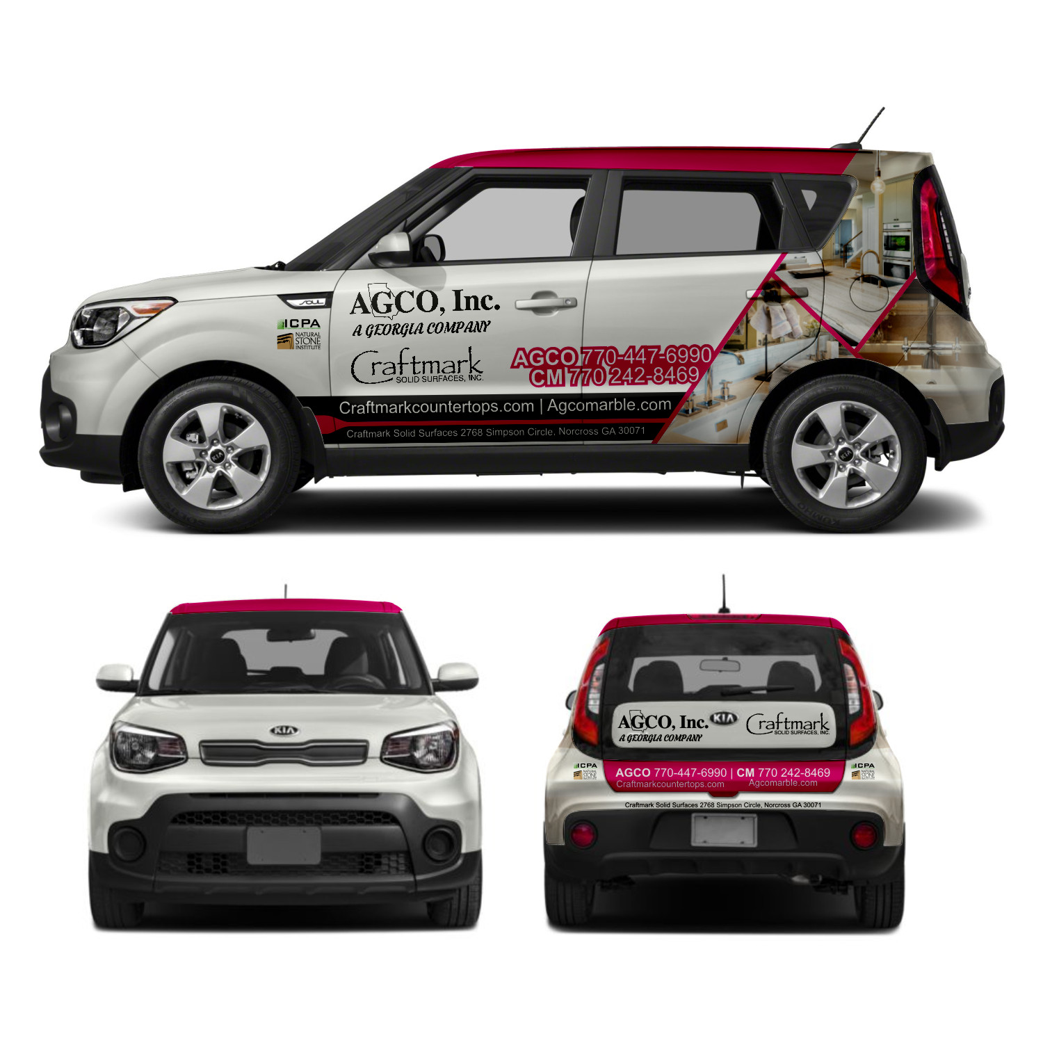 Diseño de Rotulación de Vehículo por DG+ para este proyecto | Diseño #17800432