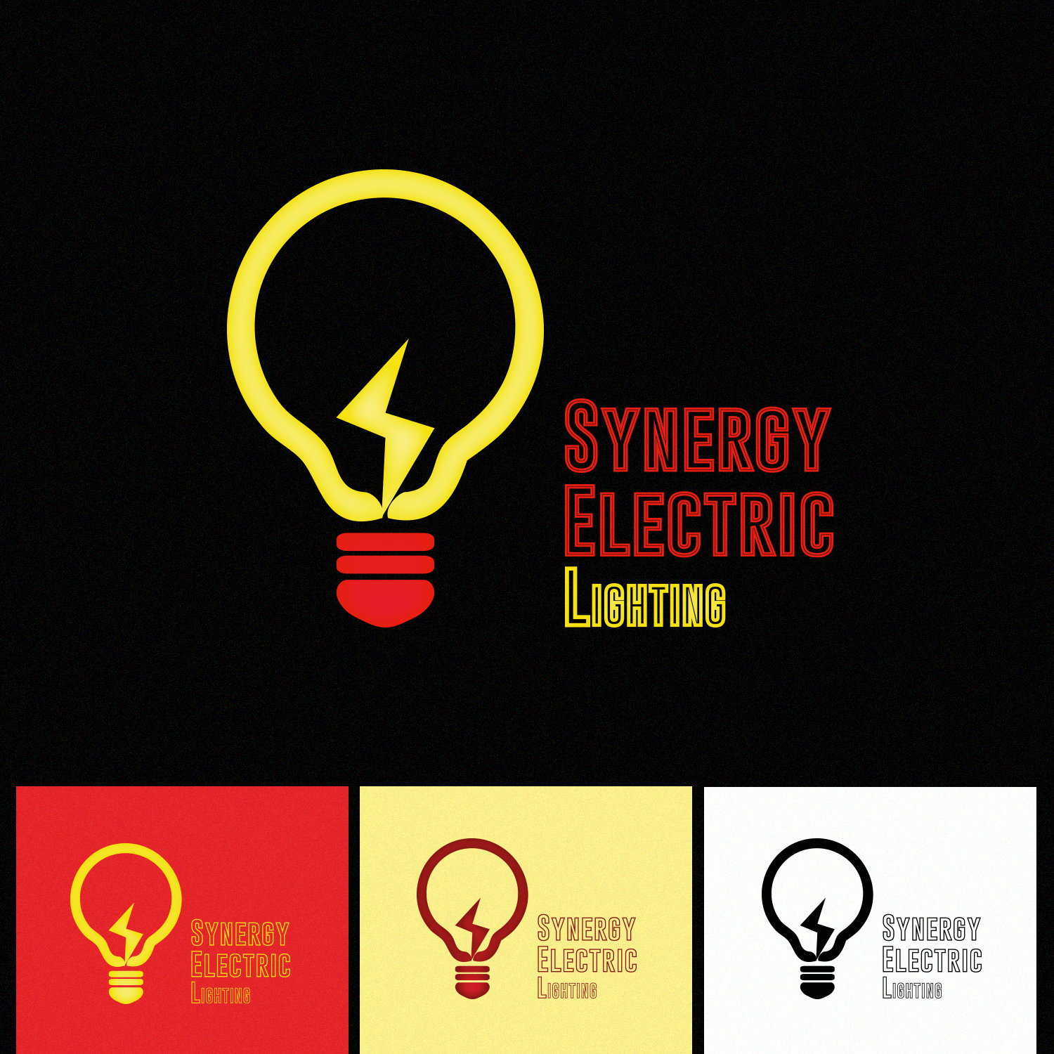 Logo Design by Kimberly López for Synergy Lighting, Inc | Design #13615689