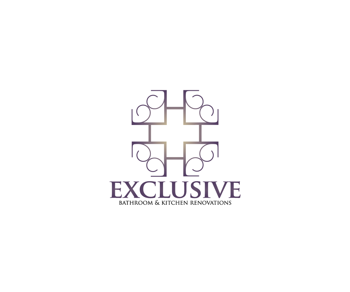 Logo Design by meygekon for  Exclusive bathroom & kitchen renovations | Design #13950235