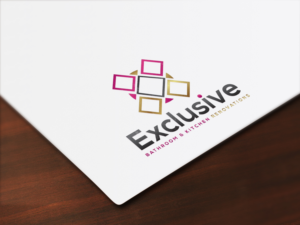 Logo Design by IMD-HUB for  Exclusive bathroom & kitchen renovations | Design: #13917275