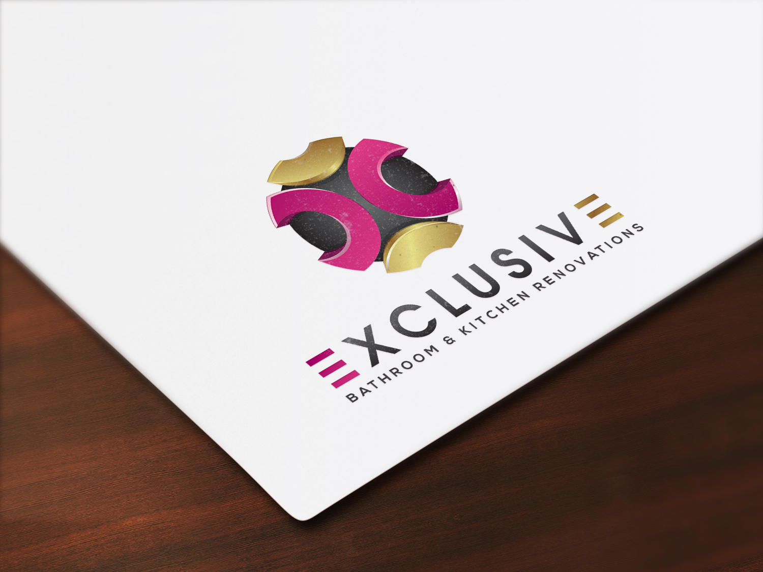 Logo Design by IMD-HUB for  Exclusive bathroom & kitchen renovations | Design #13935770