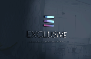 Logo Design by GLDesigns for  Exclusive bathroom & kitchen renovations | Design #13846434