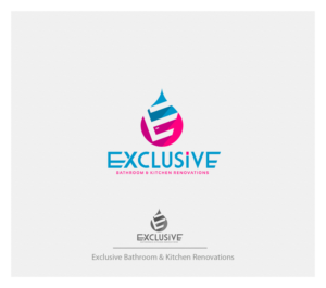 Logo Design by Dream Logo Design for  Exclusive bathroom & kitchen renovations | Design: #13931232