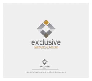 Logo Design by Dream Logo Design for  Exclusive bathroom & kitchen renovations | Design: #13931233