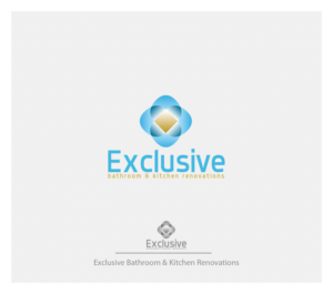 Logo Design by Dream Logo Design for  Exclusive bathroom & kitchen renovations | Design: #13931242