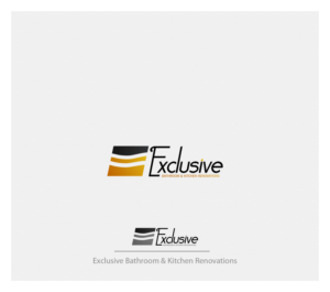 Logo Design by Dream Logo Design for  Exclusive bathroom & kitchen renovations | Design: #13931243