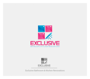 Logo Design by Dream Logo Design for  Exclusive bathroom & kitchen renovations | Design: #13931250