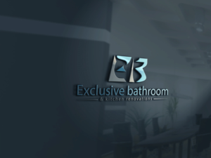 Logo Design by logomaster24 for  Exclusive bathroom & kitchen renovations | Design: #13850308