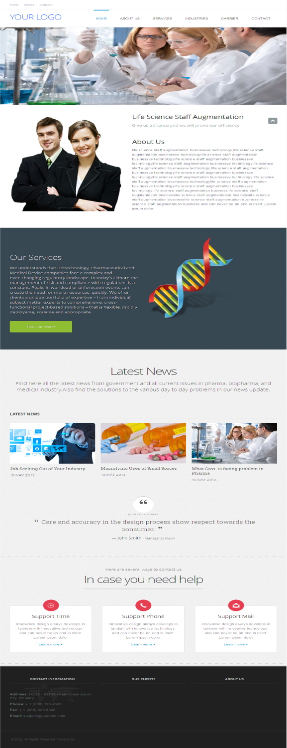 Web Design by Chaitanya S. for this project | Design #2554741