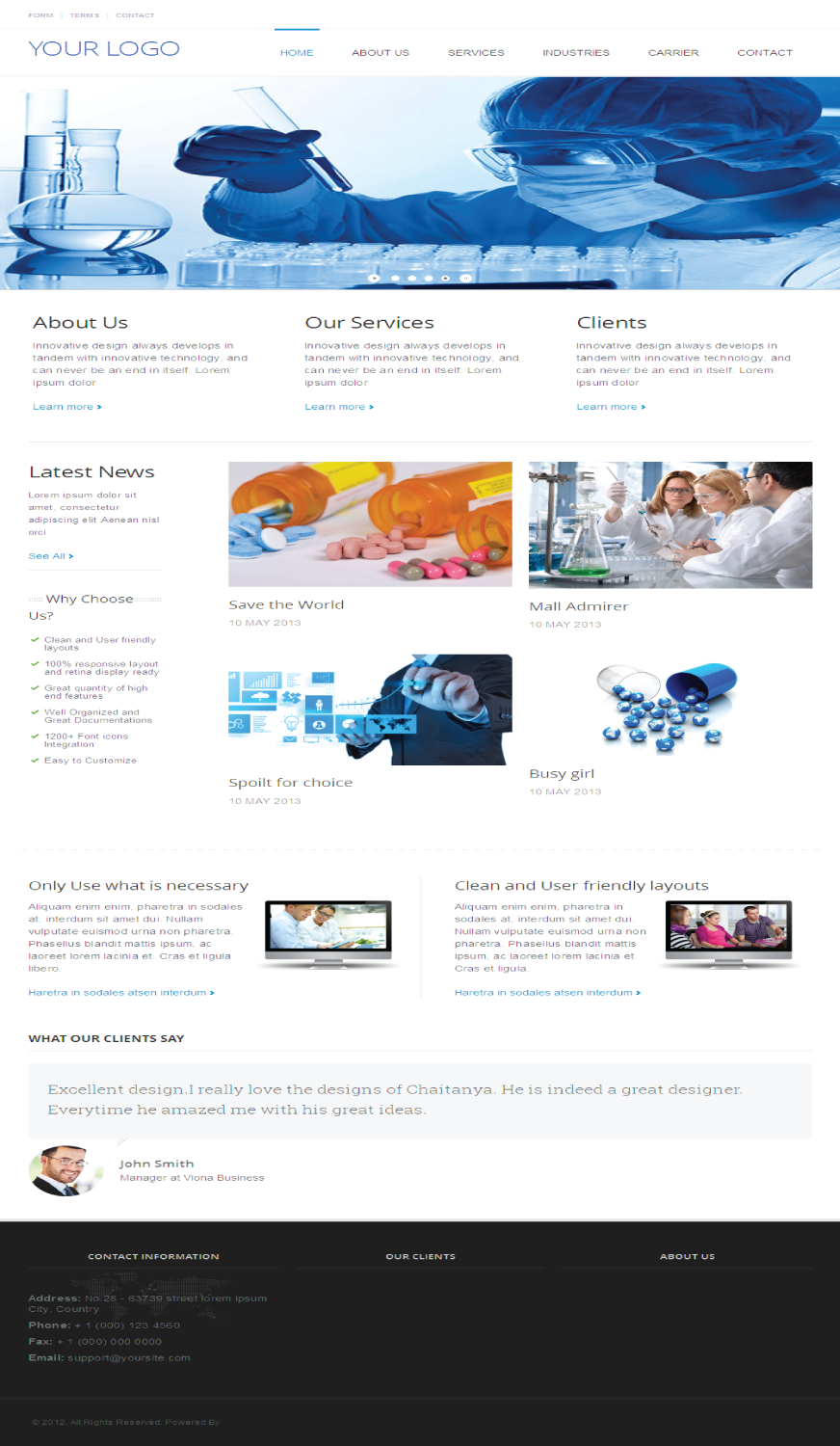 Diseño Web por Chaitanya S. para este proyecto | Diseño #2555067