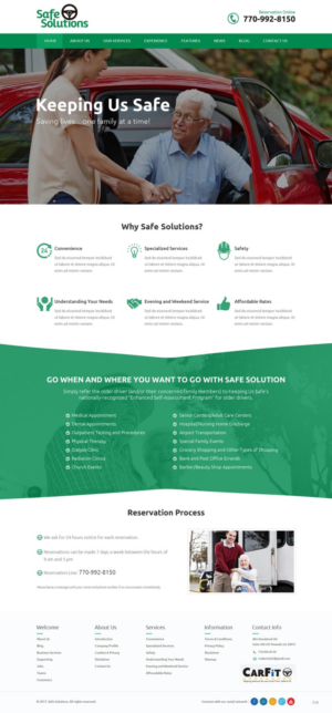 Web Design par pb pour Grand Driver, Inc. dba Safe Solutions | Design : #13628231