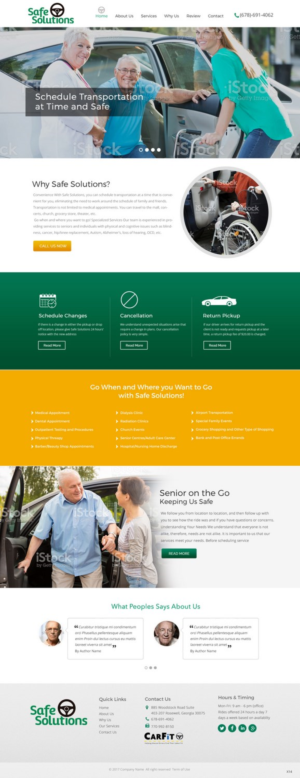 Web Design par pb pour Grand Driver, Inc. dba Safe Solutions | Design : #13688647