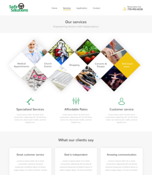 Web Design by inEdesign for Grand Driver, Inc. dba Safe Solutions | Design: #13798272