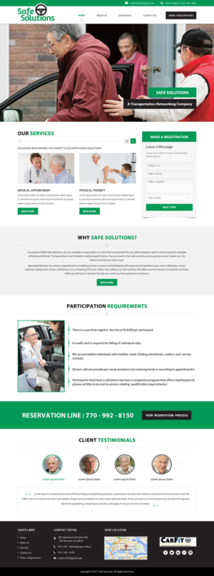 Web Design par jdv pour Grand Driver, Inc. dba Safe Solutions | Design : #13693571