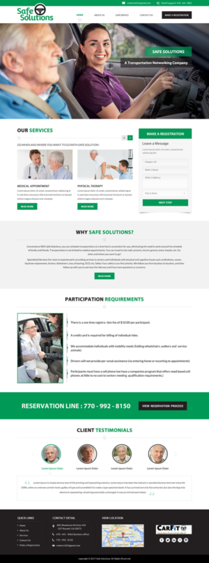 Web Design par jdv pour Grand Driver, Inc. dba Safe Solutions | Design : #13693572