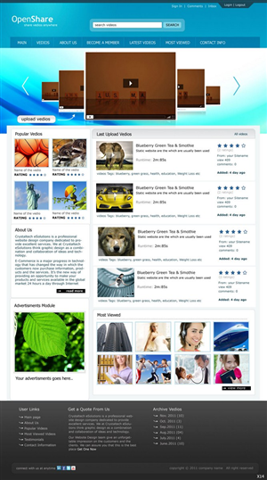 Web Design by pb for this project | Design: #540701