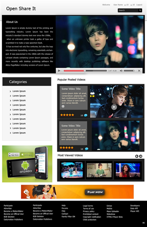 Web Design by pb for this project | Design: #542576