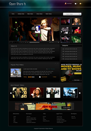 Web Design by pb for this project | Design: #543243
