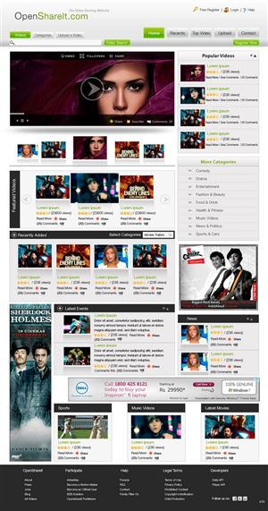 Web Design by pb for this project | Design: #544396