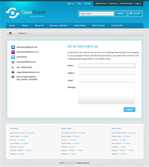 Web Design by Sukanya for this project | Design: #546210