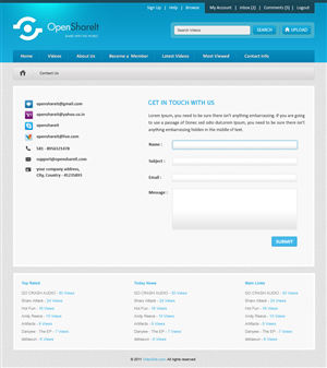 Web Design by Sukanya for this project | Design: #546211