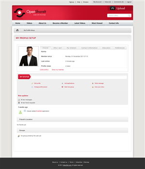 Web Design by Sukanya for this project | Design: #549154