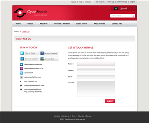 Web Design by Sukanya for this project | Design: #553054