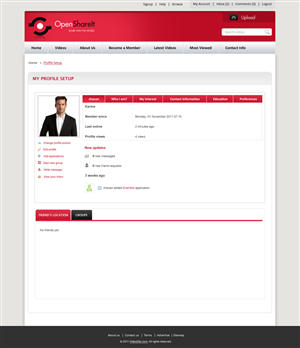 Web Design by Sukanya for this project | Design: #553363