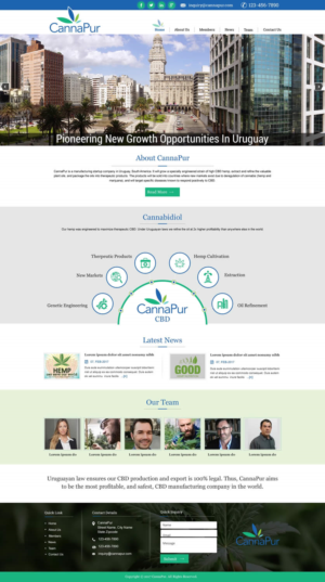 Web Design by harmi_199 for CannaPur | Design: #13630747