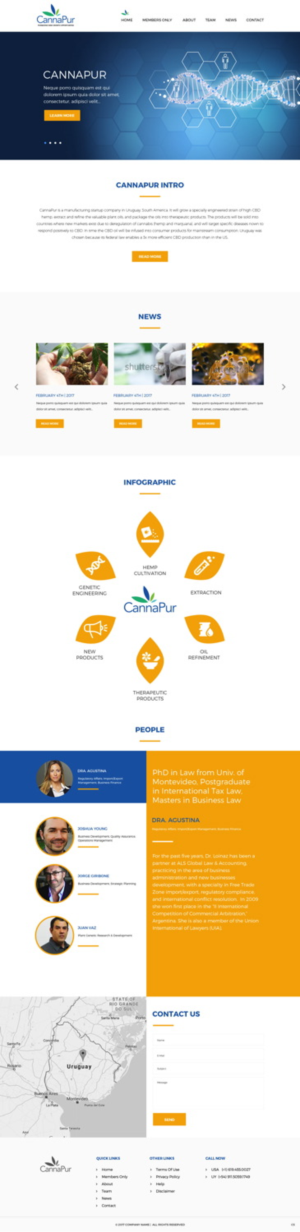 Web Design by pb for CannaPur | Design: #13604192