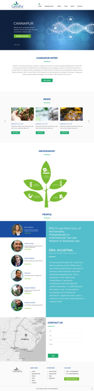Web Design by pb for CannaPur | Design: #13627767