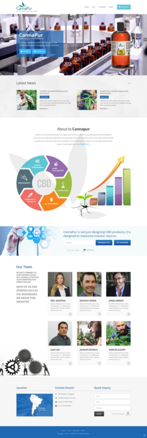Web Design by pb for CannaPur | Design: #14269928