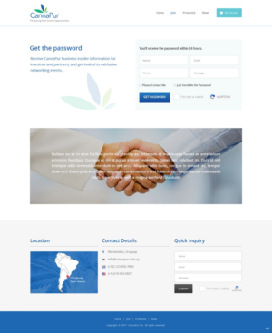 Web Design by pb for CannaPur | Design: #14269930
