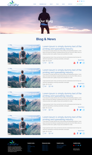 Web Design by Creeative Icon for CannaPur | Design: #13651175