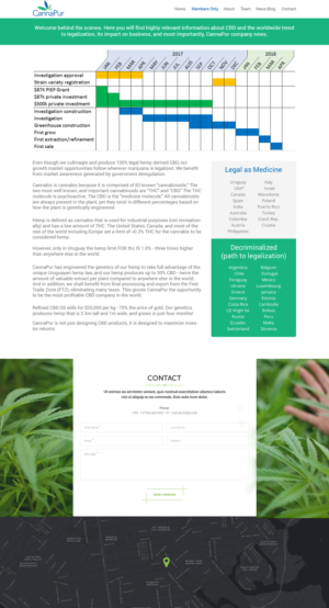 Web Design by Ayesha Khan for CannaPur | Design: #13607101
