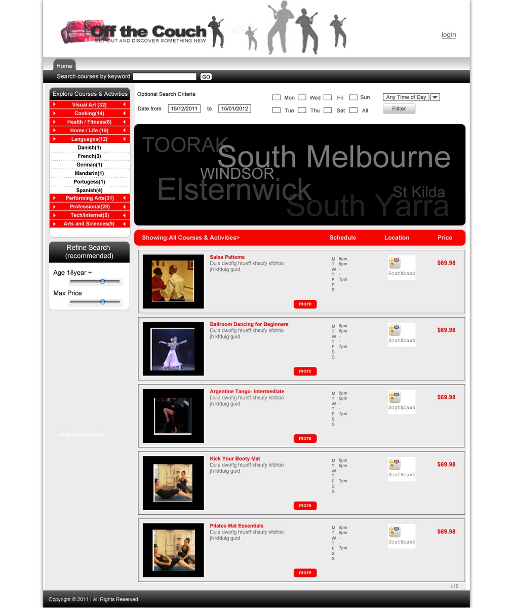 Web Design par pb pour ce projet | Design #548189