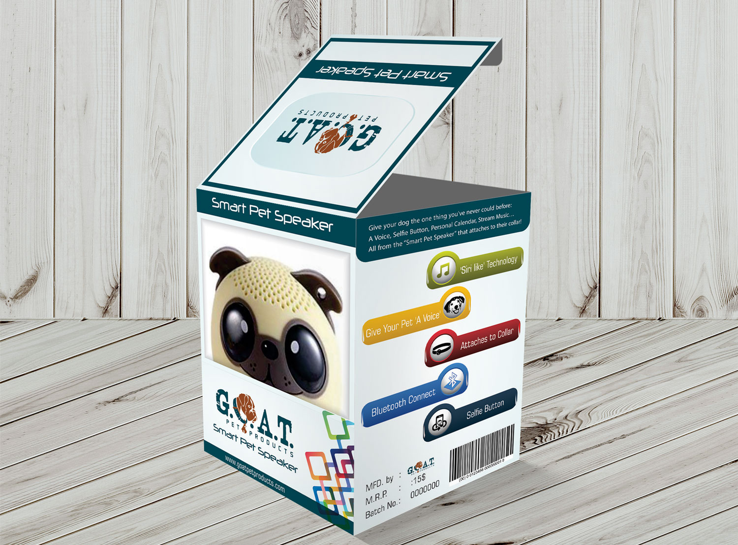 Packaging Design by Petter Goms for G.O.A.T. Pet Pros | Design #13626809