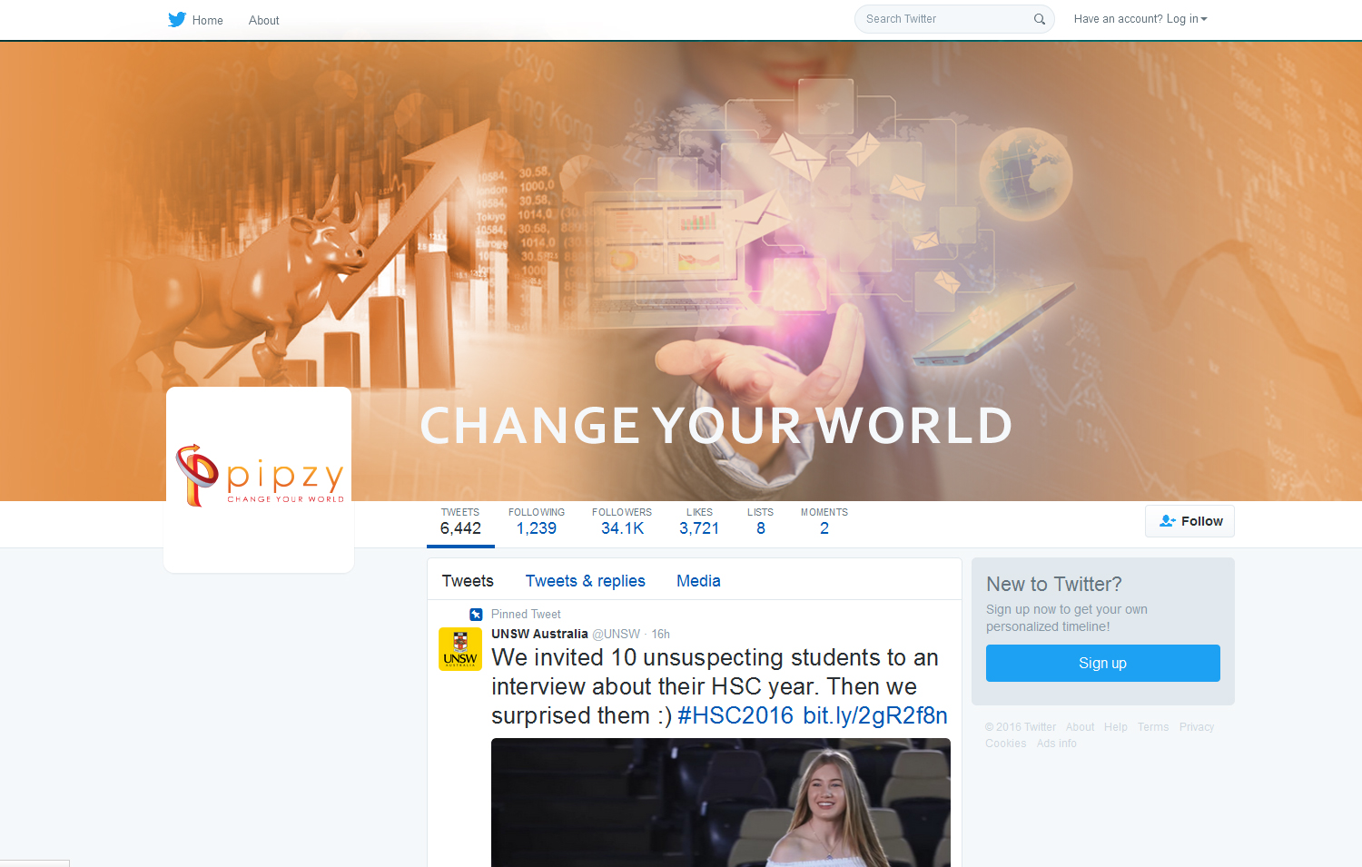 Twitter-Design von Best Design Hub für dieses Projekt | Design #13607947