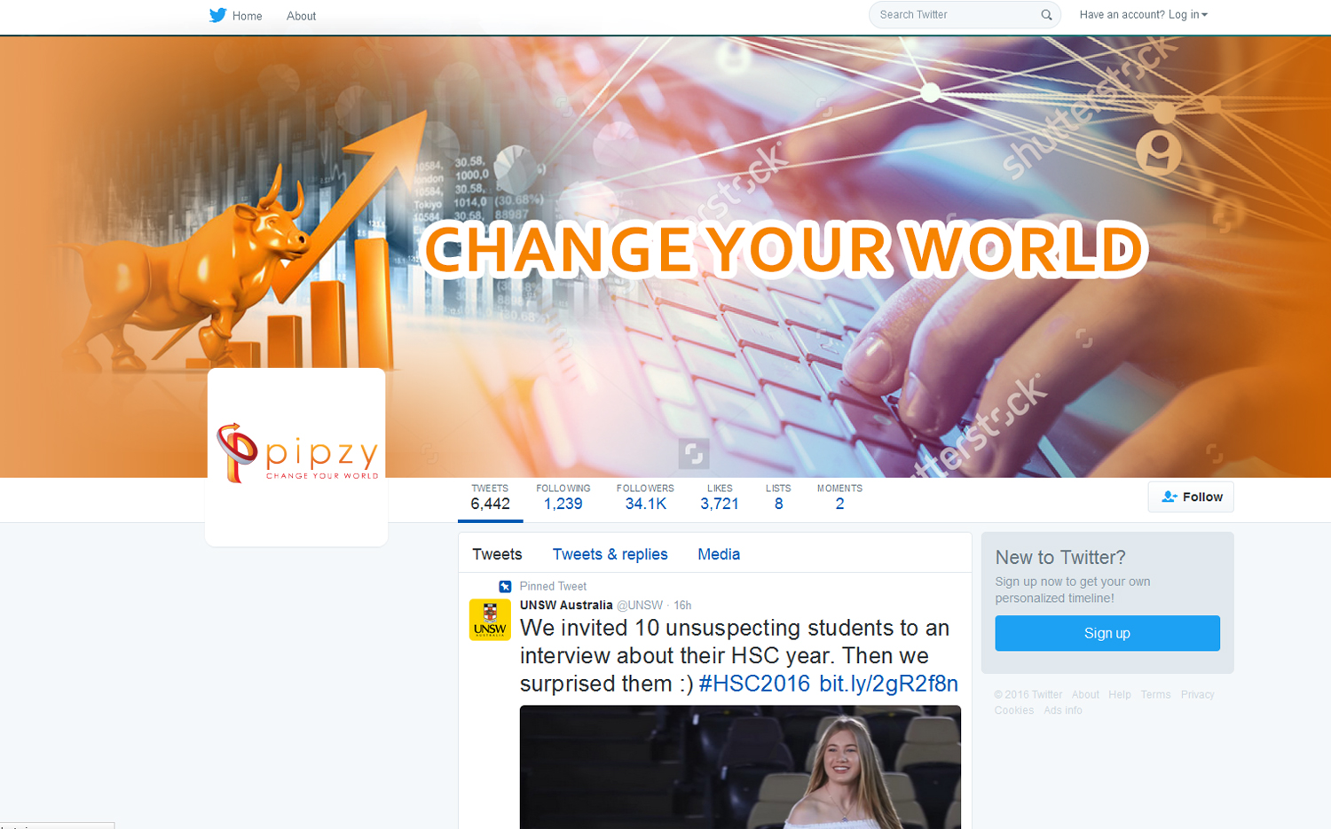 Twitter-Design von Best Design Hub für dieses Projekt | Design #13607948
