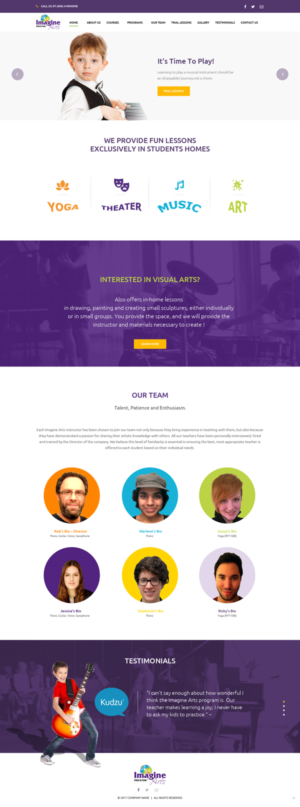 Diseño Web por pb para Imagine Arts, Inc. | Diseño: #13627833